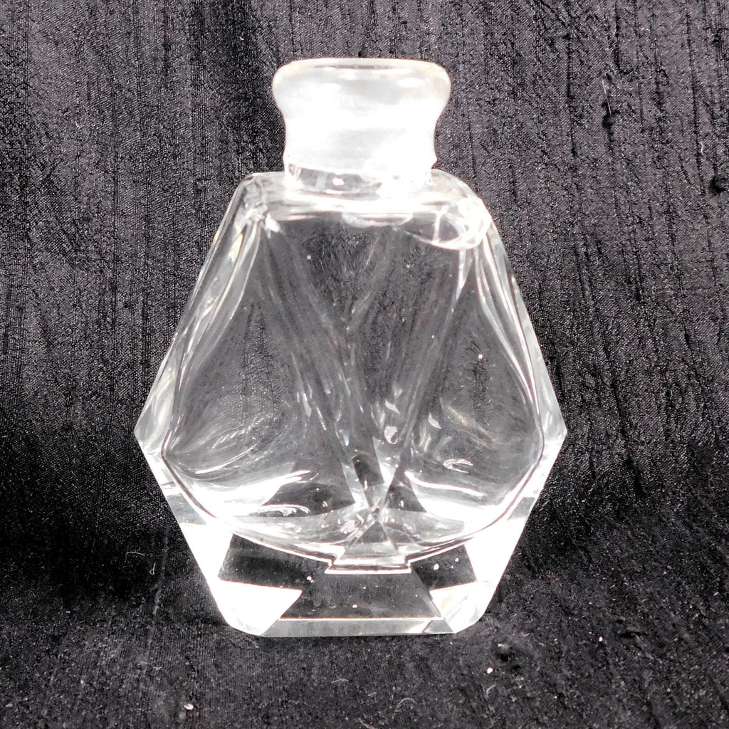Cut Glass Perfume Bottle with Damaged Stopper # 26372