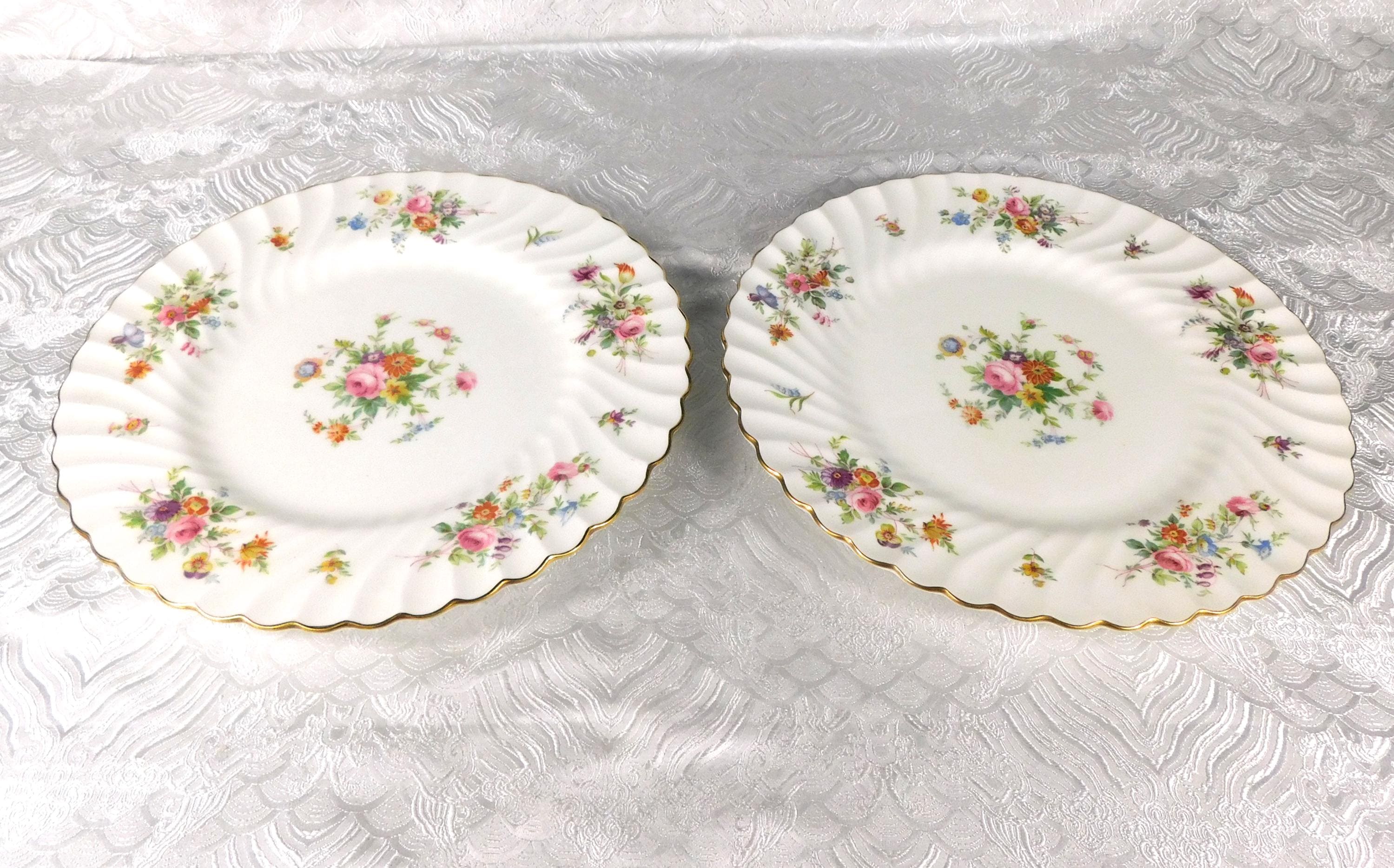 Set of Three Minton Dinner Plates in Marlow # 27593
