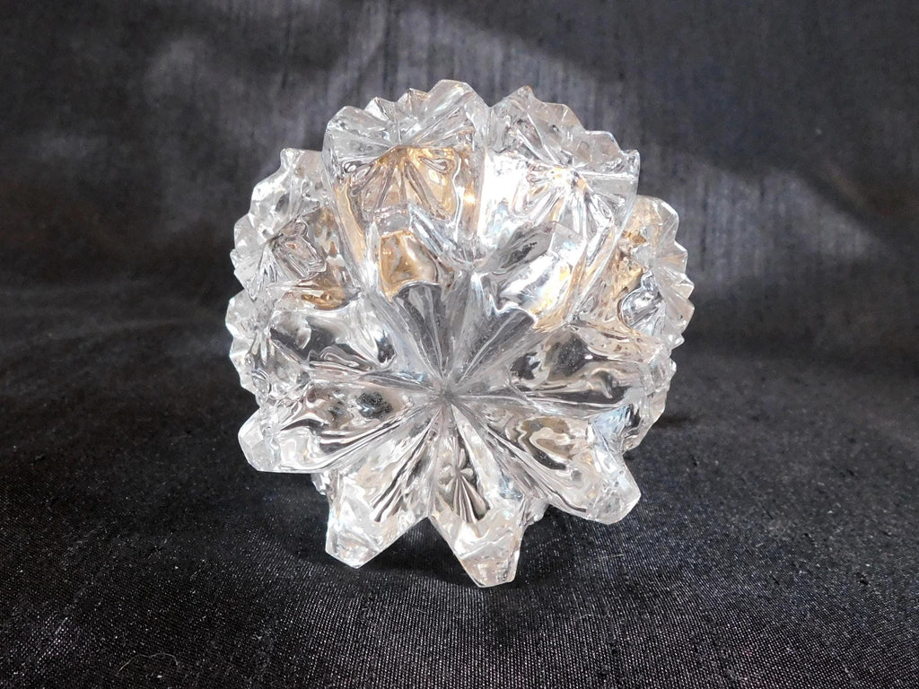 Pressed Glass Perfume Bottle with Open Stopper # 23263