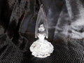 Cut Glass Perfume Bottle with Pointed Stopper  # 24143