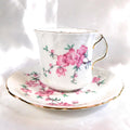 Hammersley Pink Floral Teacup # 23613