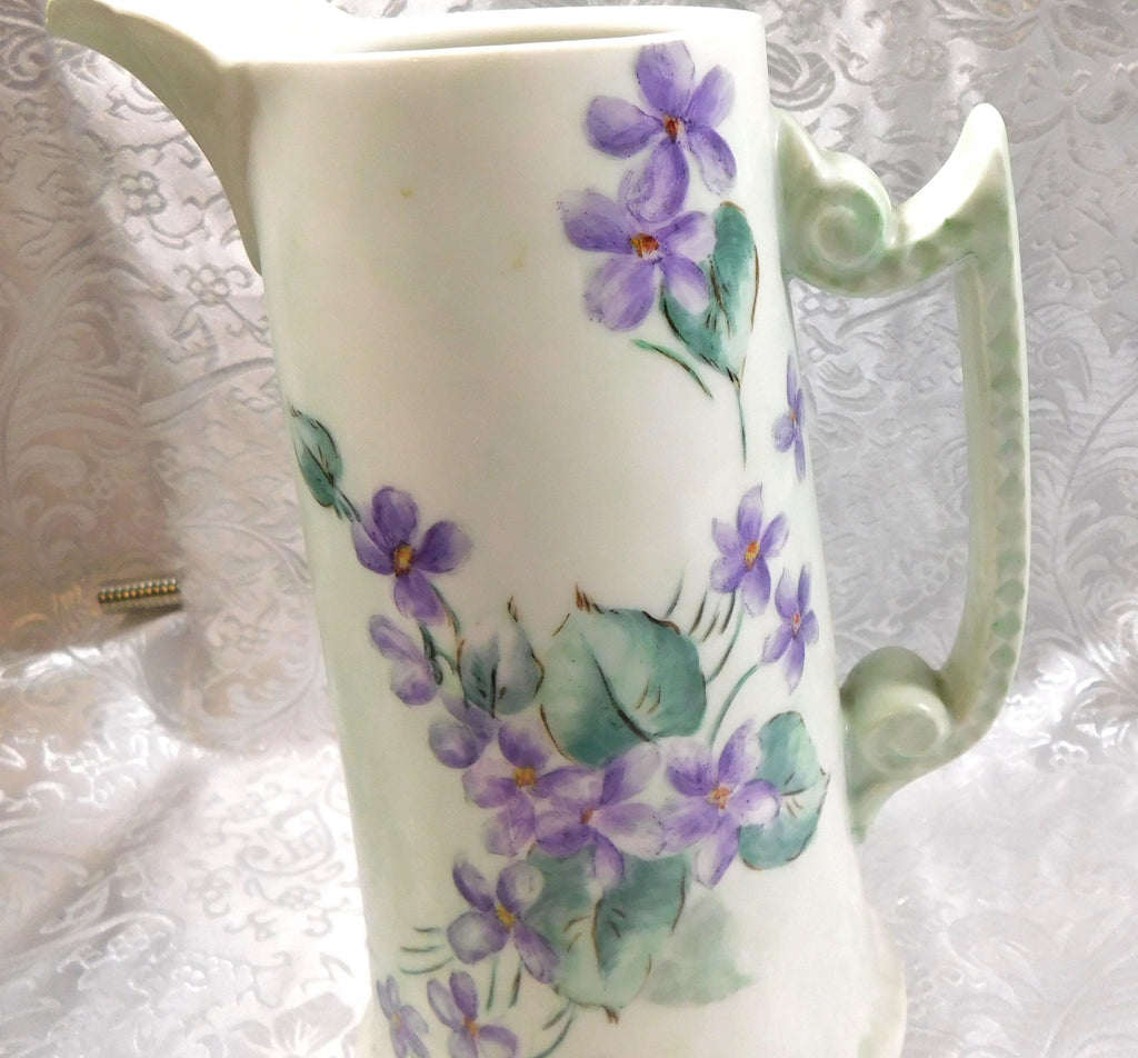 Signed Tressemanes & Vogt Limoges Chocolate Pot #  27232