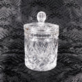 Small Cut Glass Jelly Jaror Biscuit Barrel with Lid # 27623