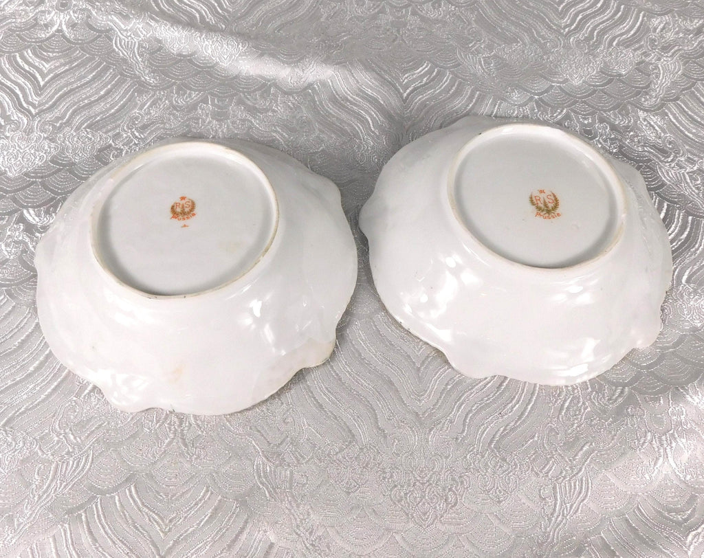 Pair of Two Reinhold Schlegelmilch RS Prussia Fruit Bowls # 27573