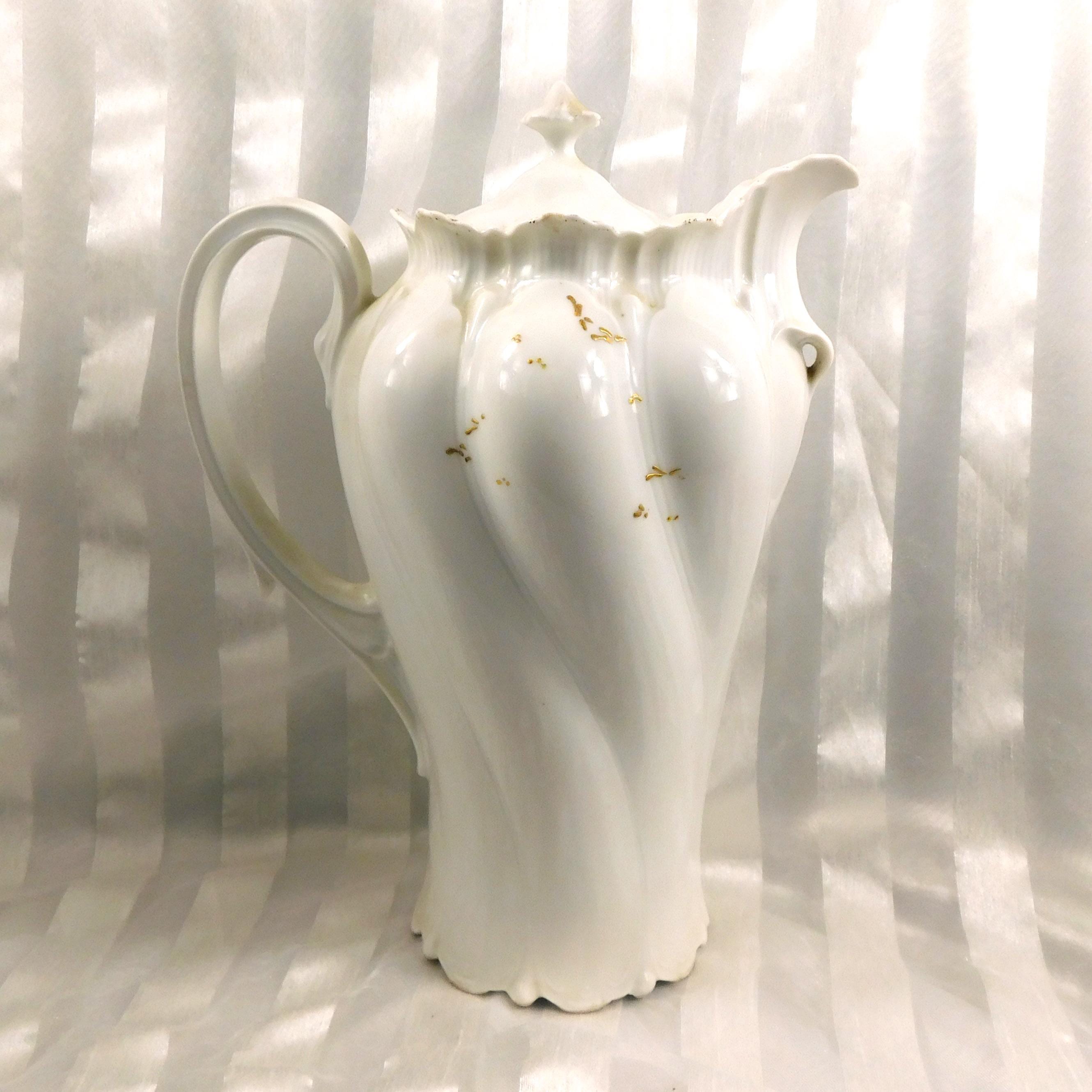 Reinhold Schlegelmilch RS Prussia White Chocolate Pot # 26892