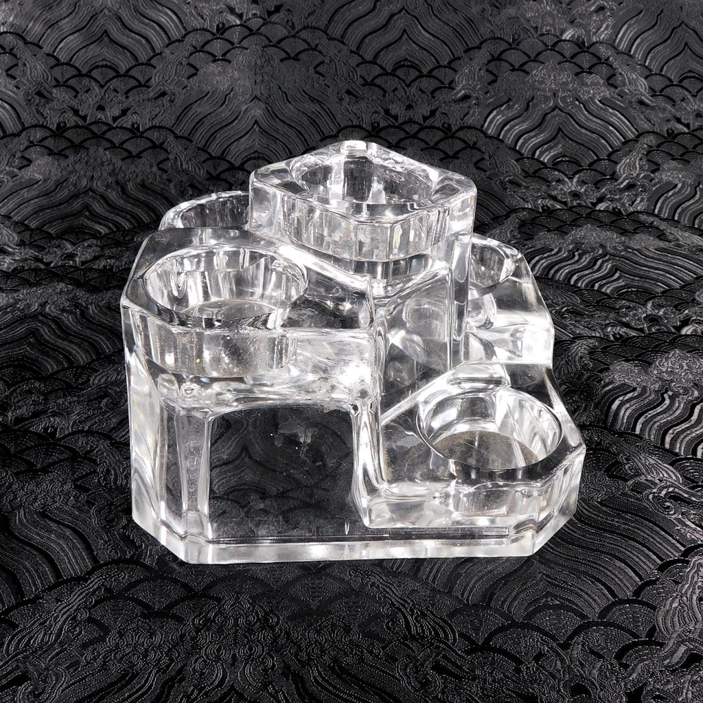 Partylight Clear Crystal Five Candle Candlelabra # 27606