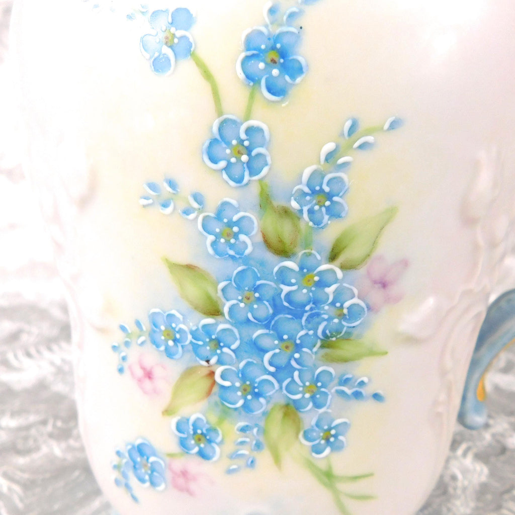 Blue and White Floral Chocolate Pot # 27659