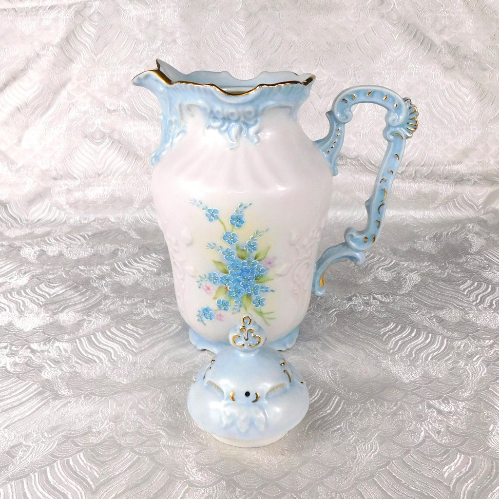 Blue and White Floral Chocolate Pot # 27659