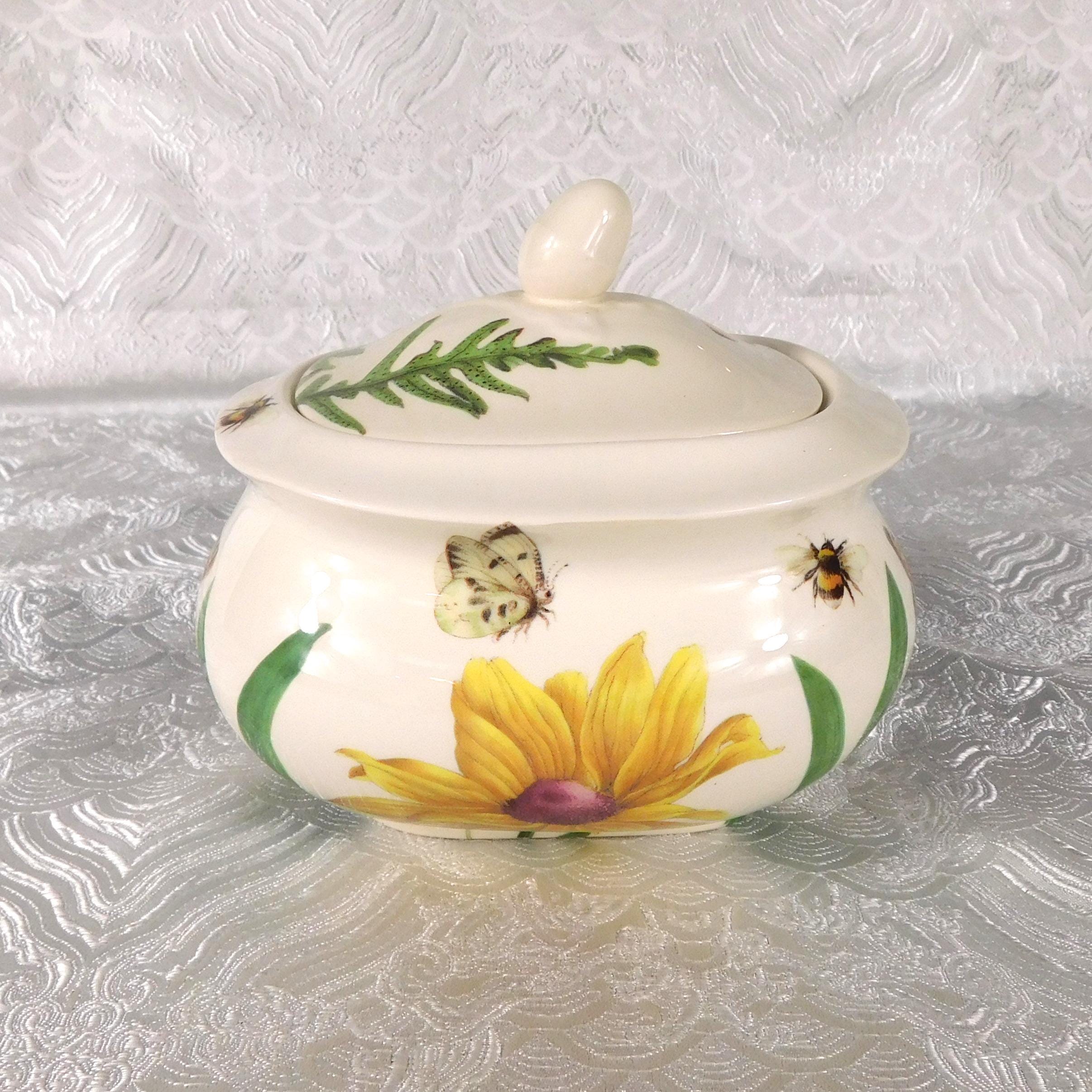 Spode Covered Sugar Bowl in Floral Haven # 27613