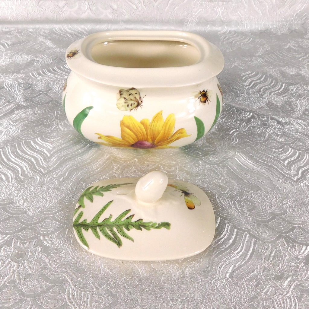 Spode Covered Sugar Bowl in Floral Haven # 27613