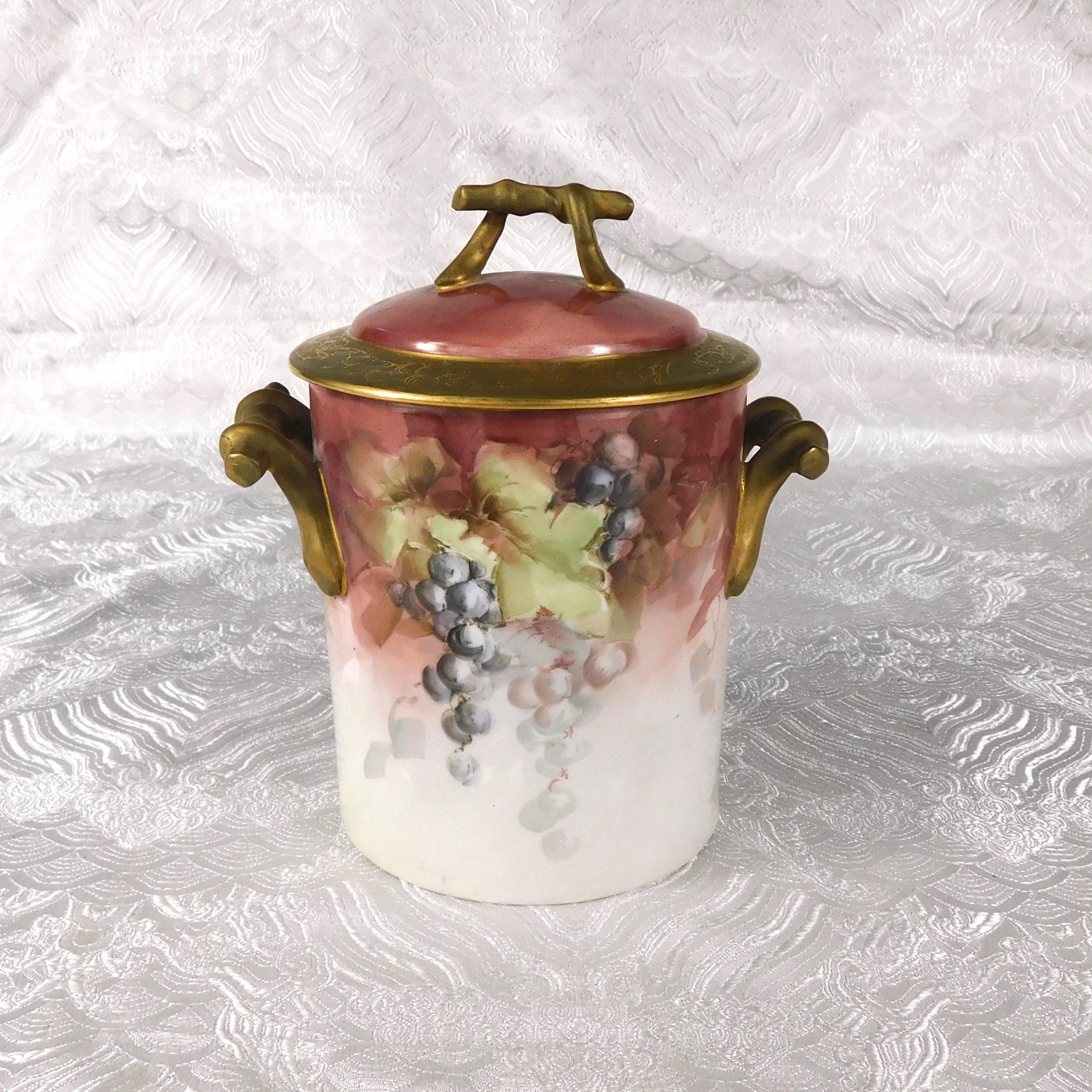 Gerard, Dufraisseix & Abbot Hand Painted Evaporated Milk Jar # 27658
