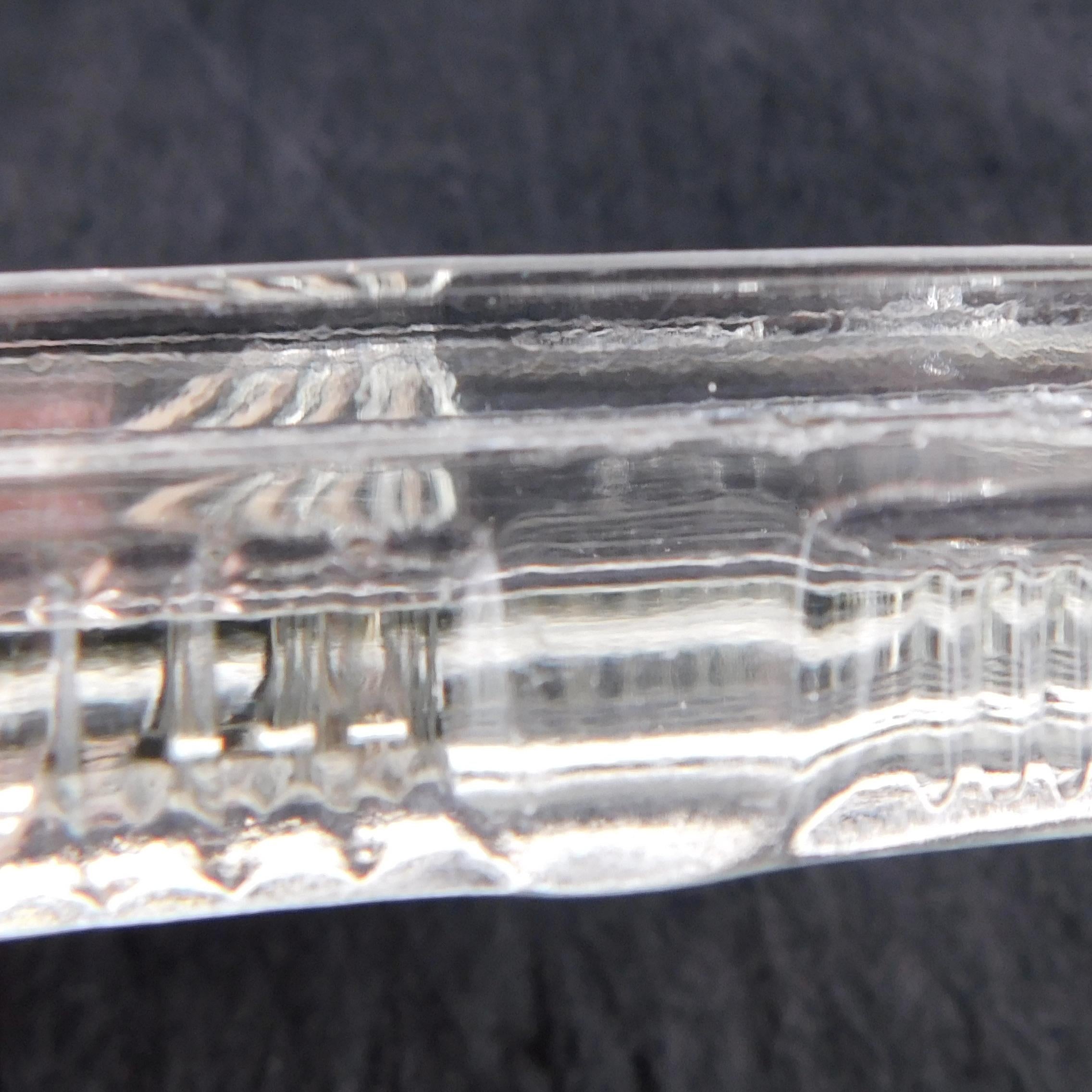 Clear Glass Refridgerator Bin with Matching Lid # 26663
