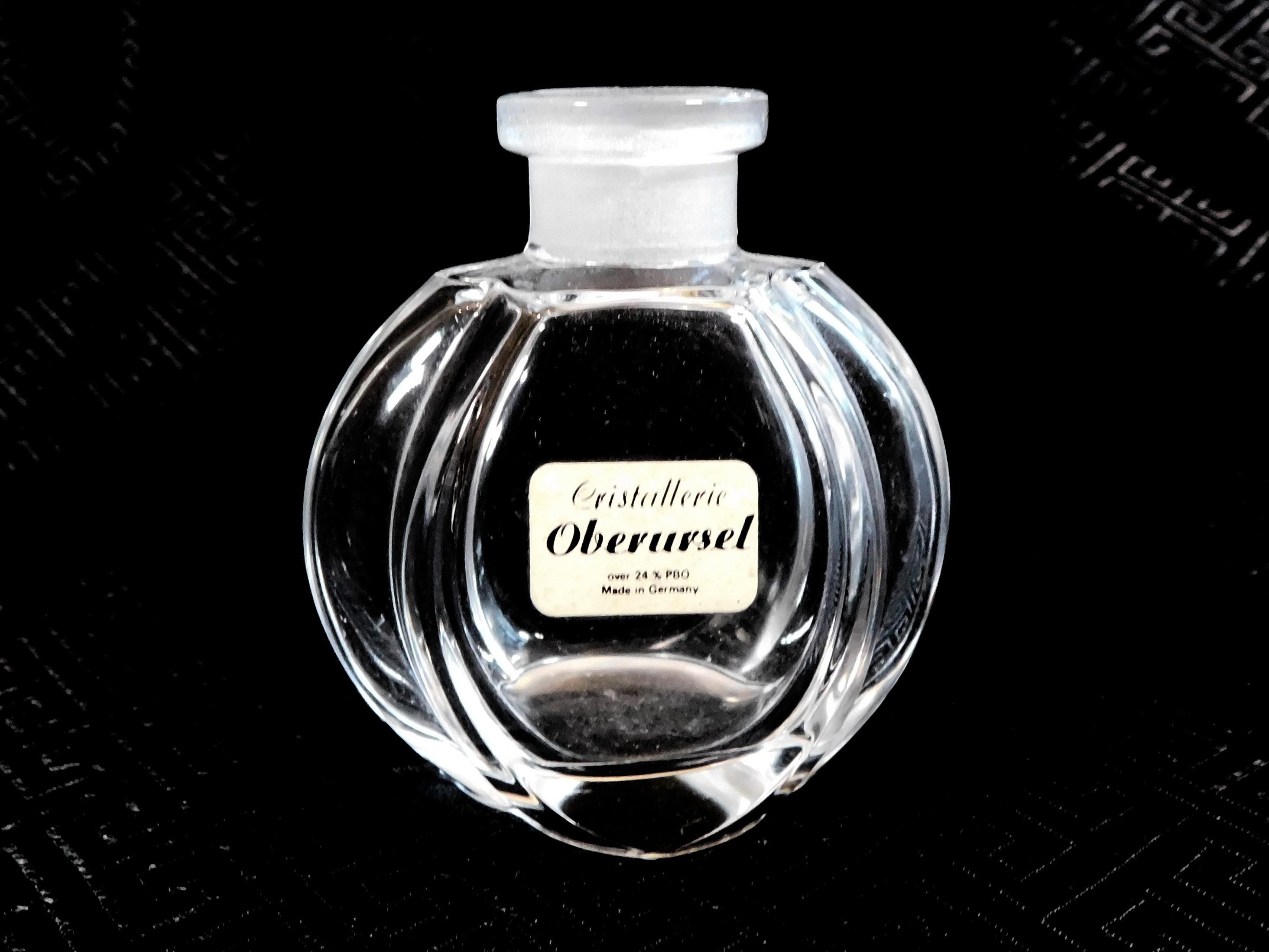 Cut Crystal Perfume Bottle with Matching Stopper # 21157