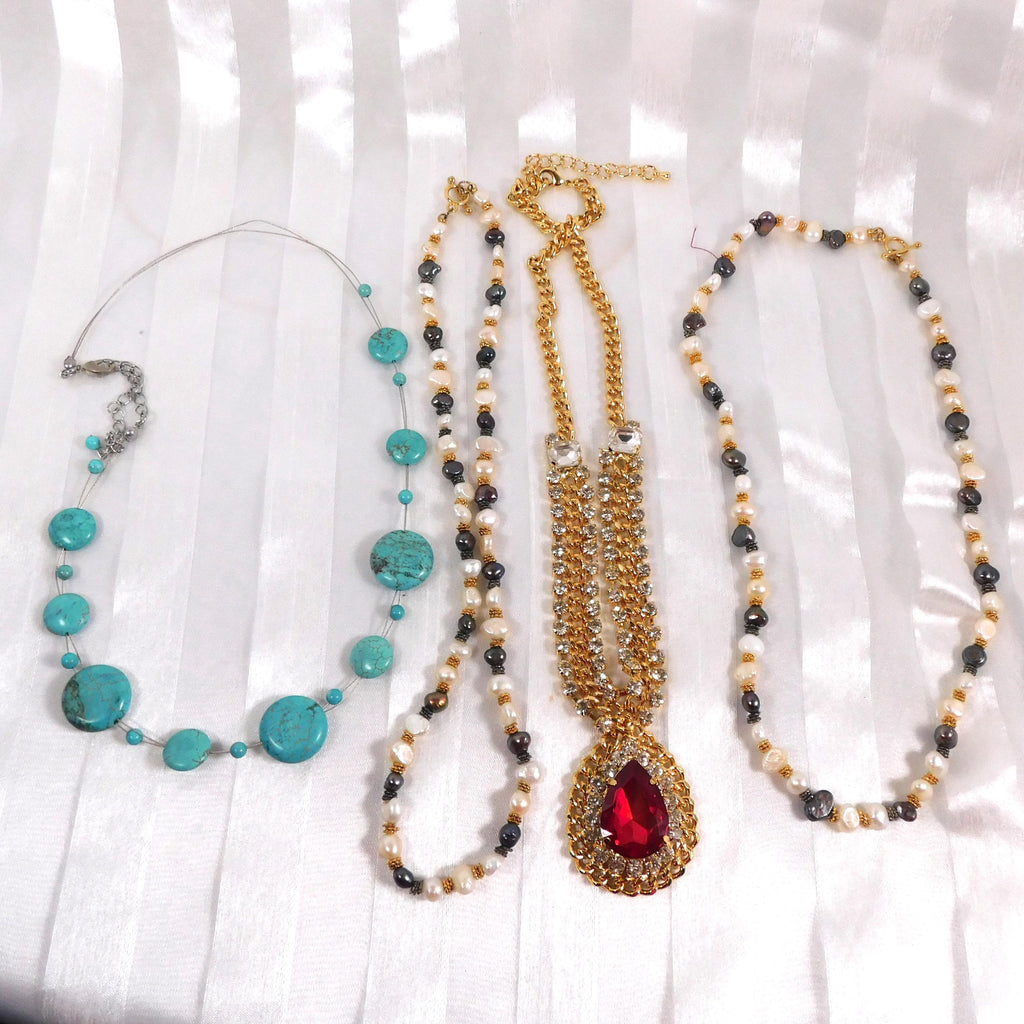 Lot of Four Necklaces