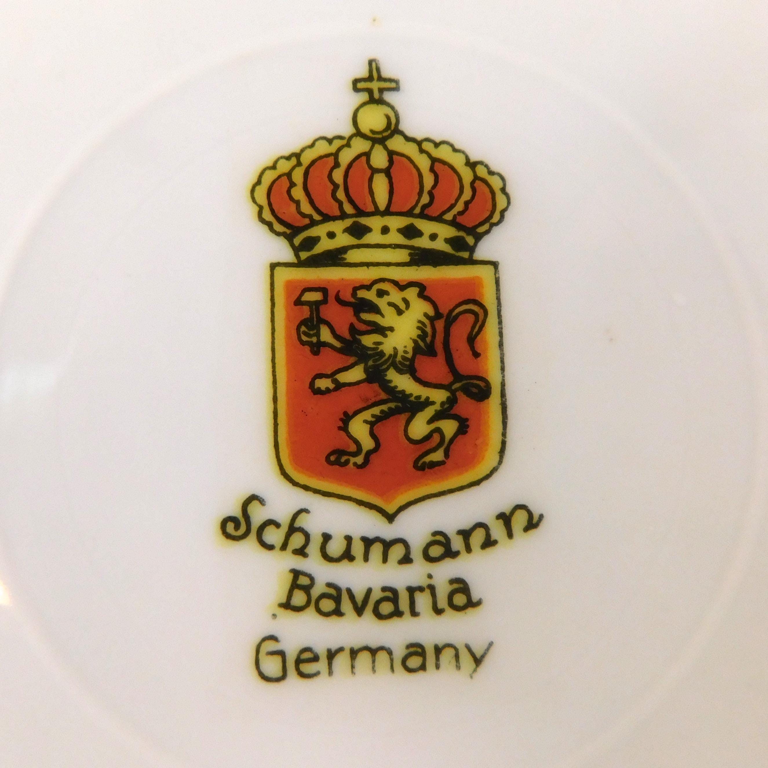 Schumann Floral Plate with Reticulated Rim # 27643