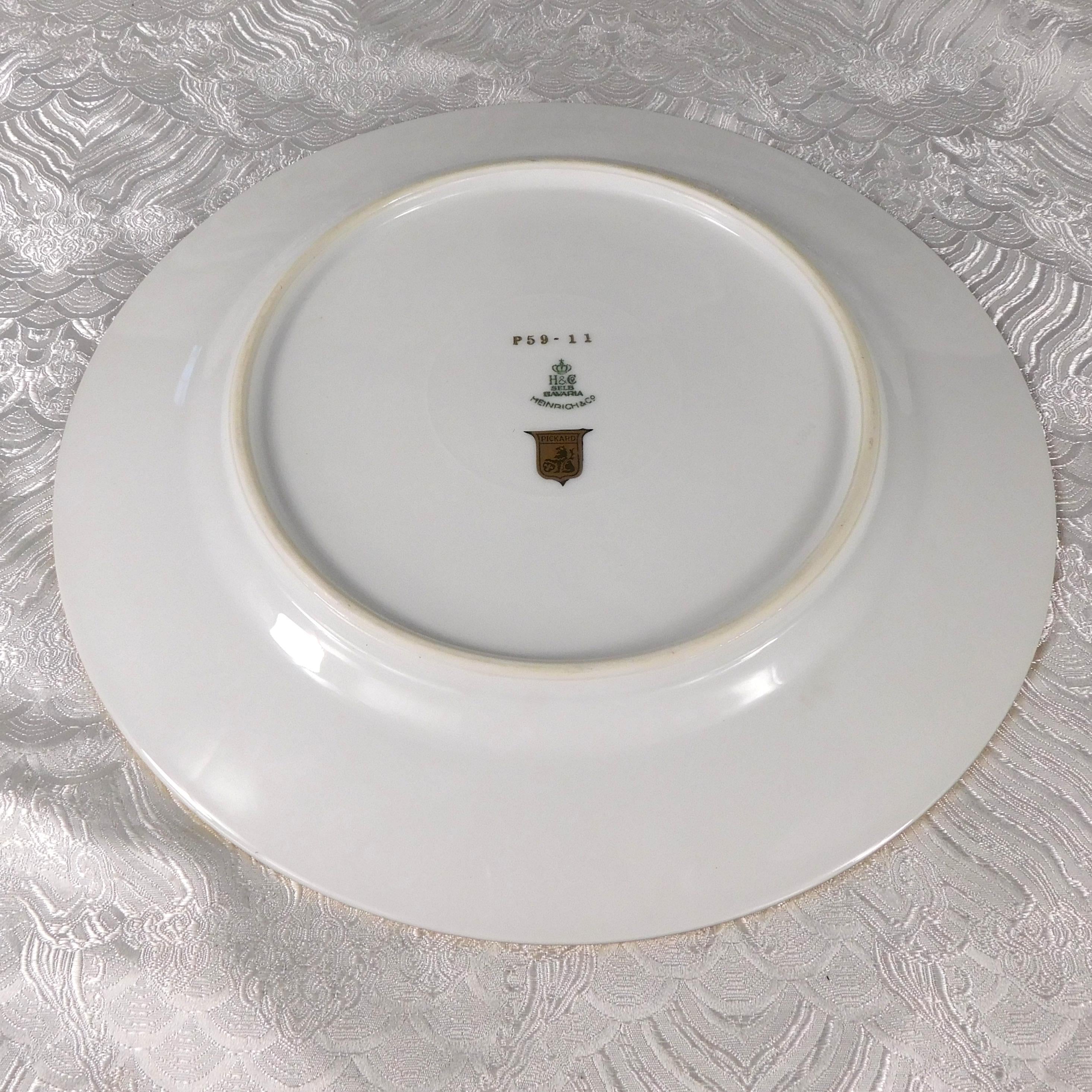 Heinrich & Co, Pickard Dinner Plate in P59-11 # 27645