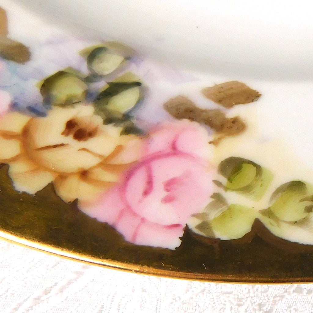 Hutschenreuther Signed and Hand Painted Set of Two Dinner Plates # 27608