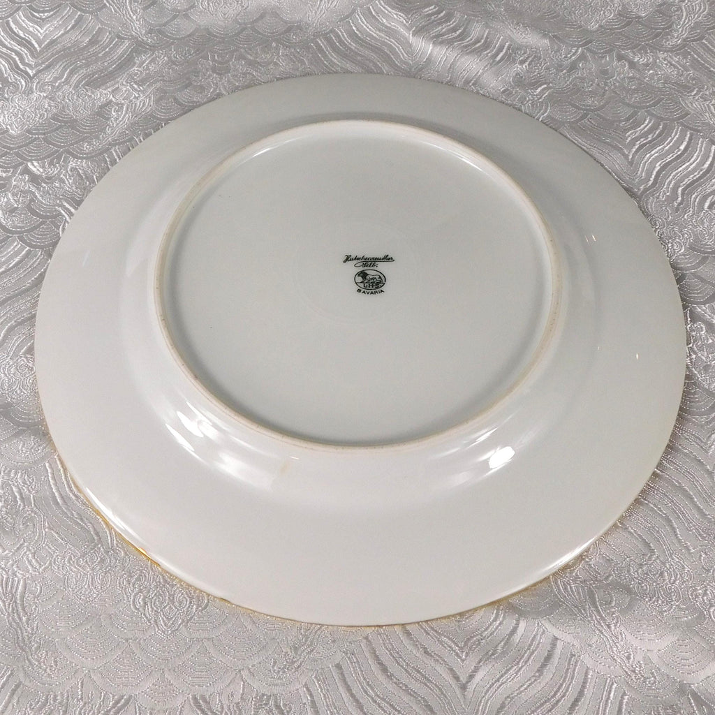 Hutschenreuther Signed and Hand Painted Set of Two Dinner Plates # 27608
