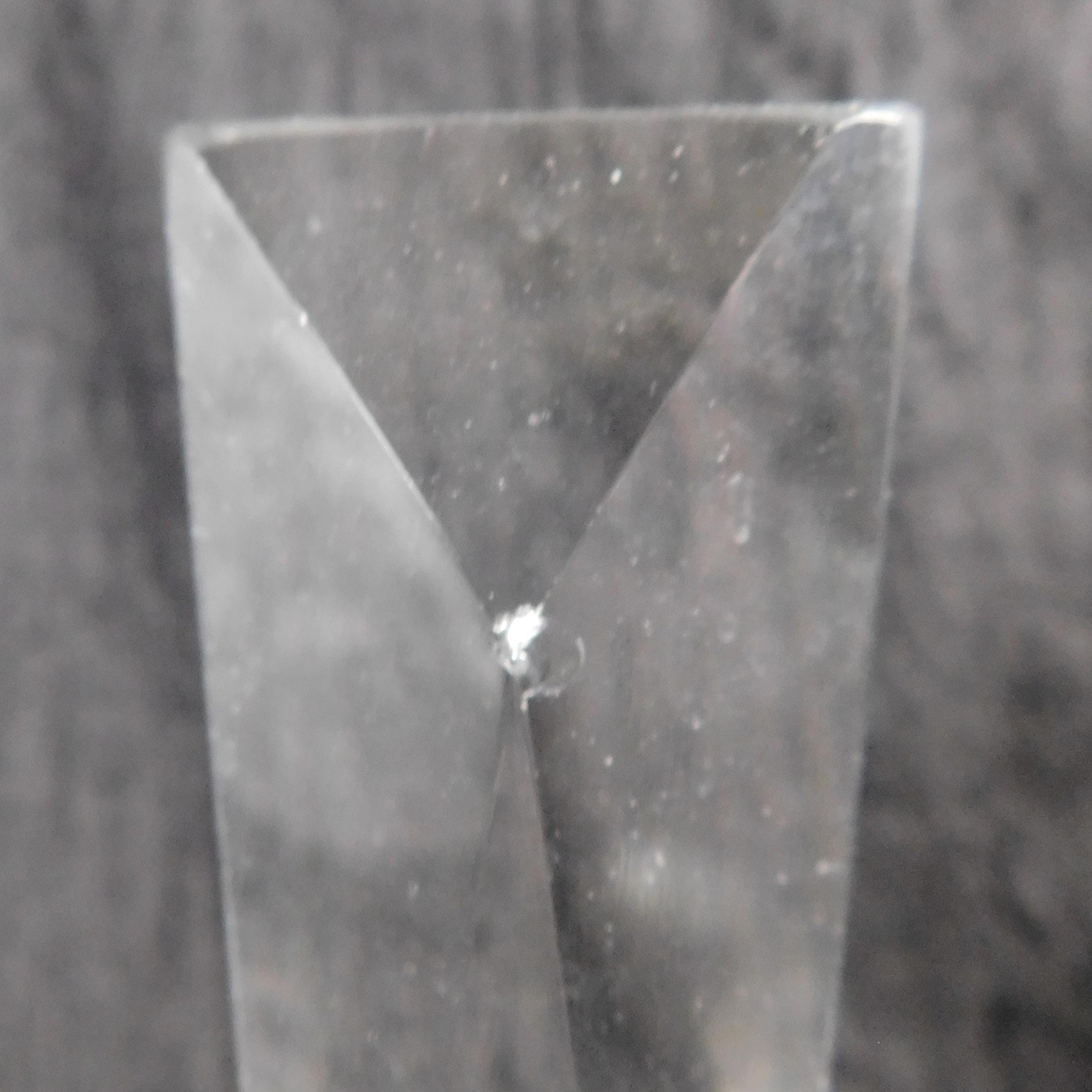 Cut Glass Perfume Bottle with Damaged Stopper # 26372