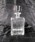 Royal Gallery Ridged Cut Crystal Rectangular Decanter # 27687