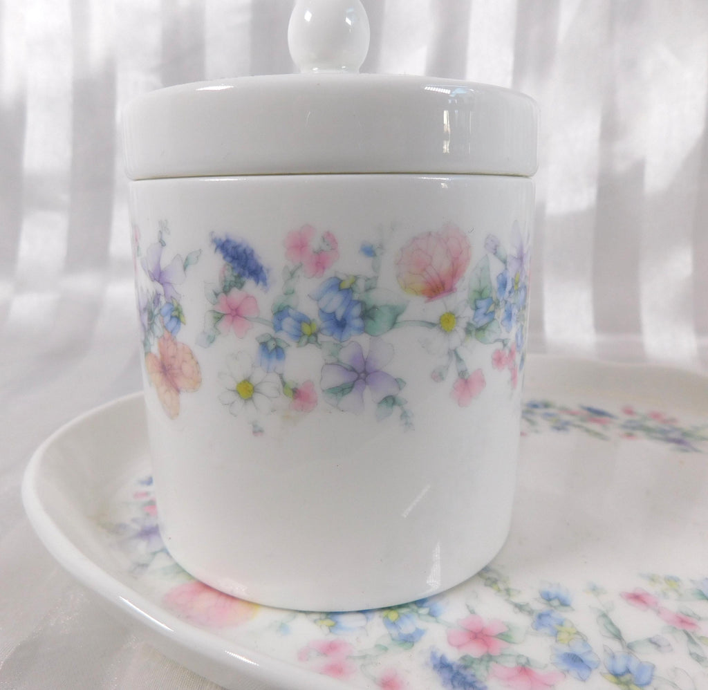 Wedgwood Angela Vanity Tray and Covered Ring/Trinket Dish  # 24718