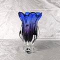 Blue and Purple Art Glass Vase # 27676