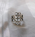 Sterling Silver Filigree Ring Size 5.75