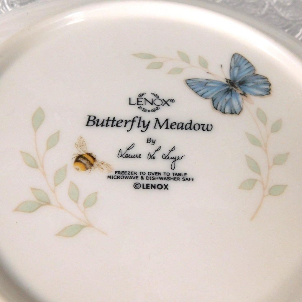 Lenox Butterfly Meadow Set of Two Eight Inch Pasta Bowls # 27617
