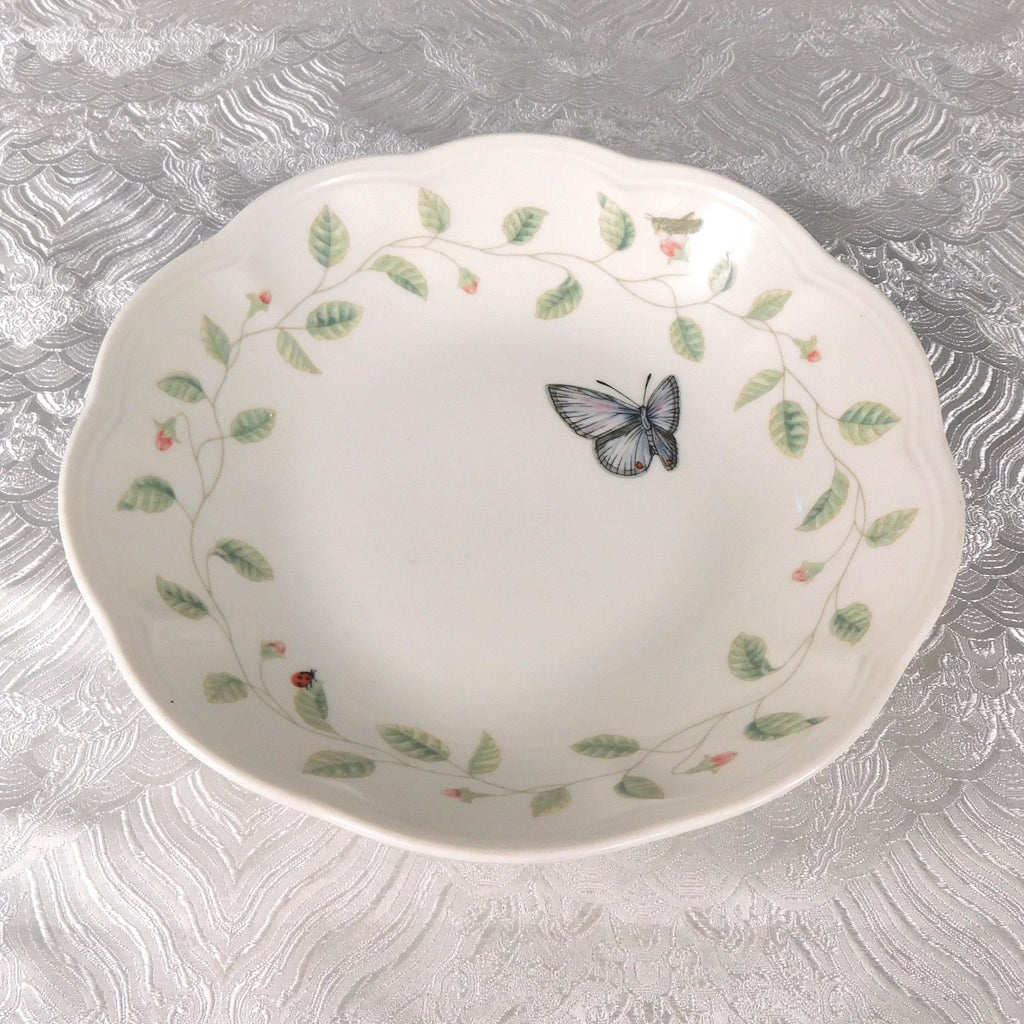 Lenox Butterfly Meadow Set of Two Eight Inch Pasta Bowls # 27617