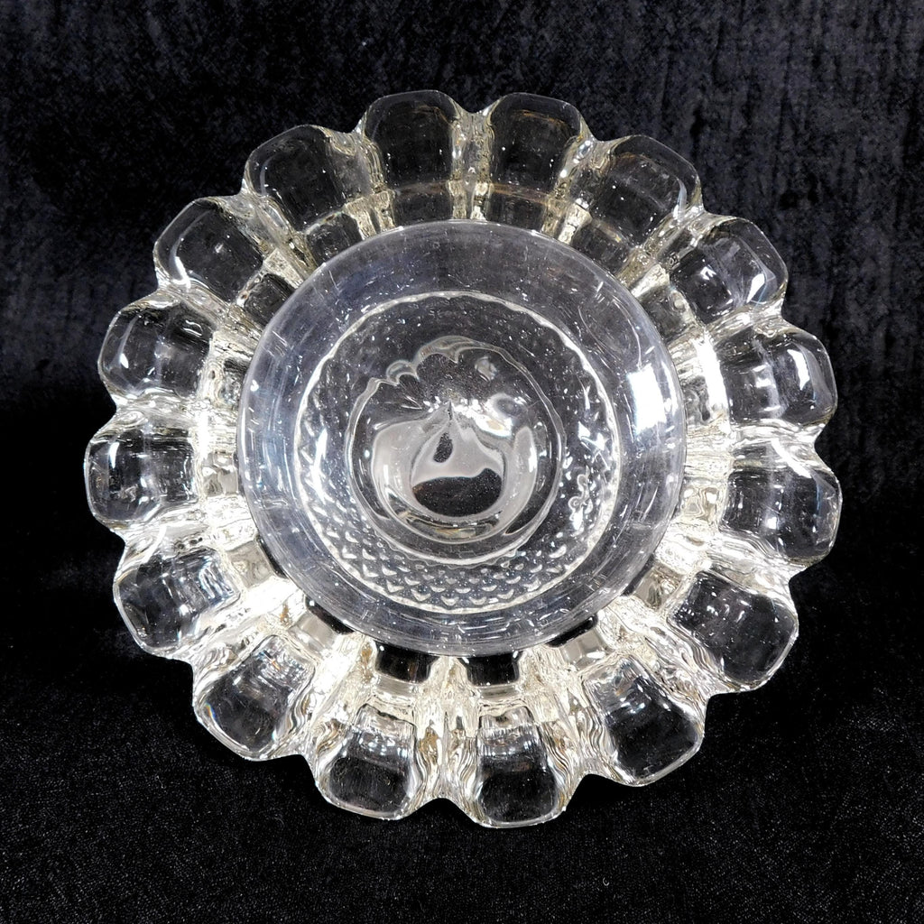 Flat Bottom Perfume Bottle with Large Open Stopper # 26331