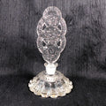 Flat Bottom Perfume Bottle with Large Open Stopper # 26331