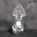 Clear Glass Perfume Bottle with Stoppper # 26382