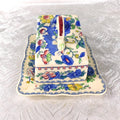 Masons Covered Cheese Dish in Regency Plantation Colonial # 27463