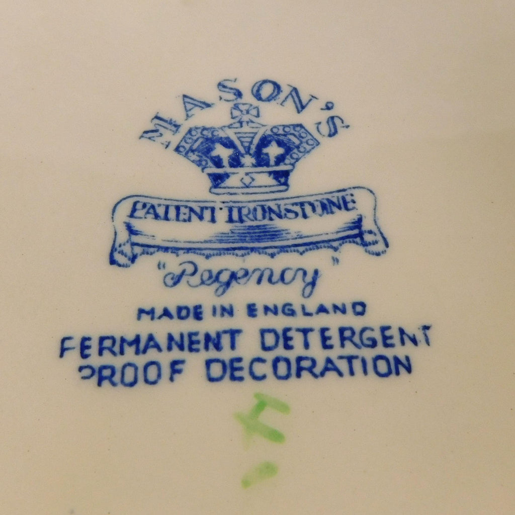 Masons Covered Cheese Dish in Regency Plantation Colonial # 27463