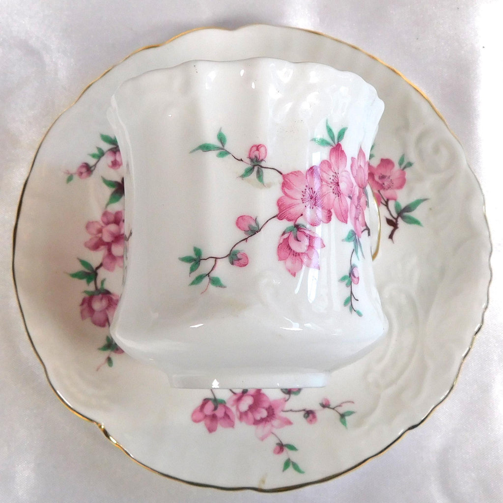 Hammersley Pink Floral Teacup # 23613