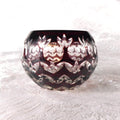Lot of Two Red Cut to Clear Small bowls # 27348
