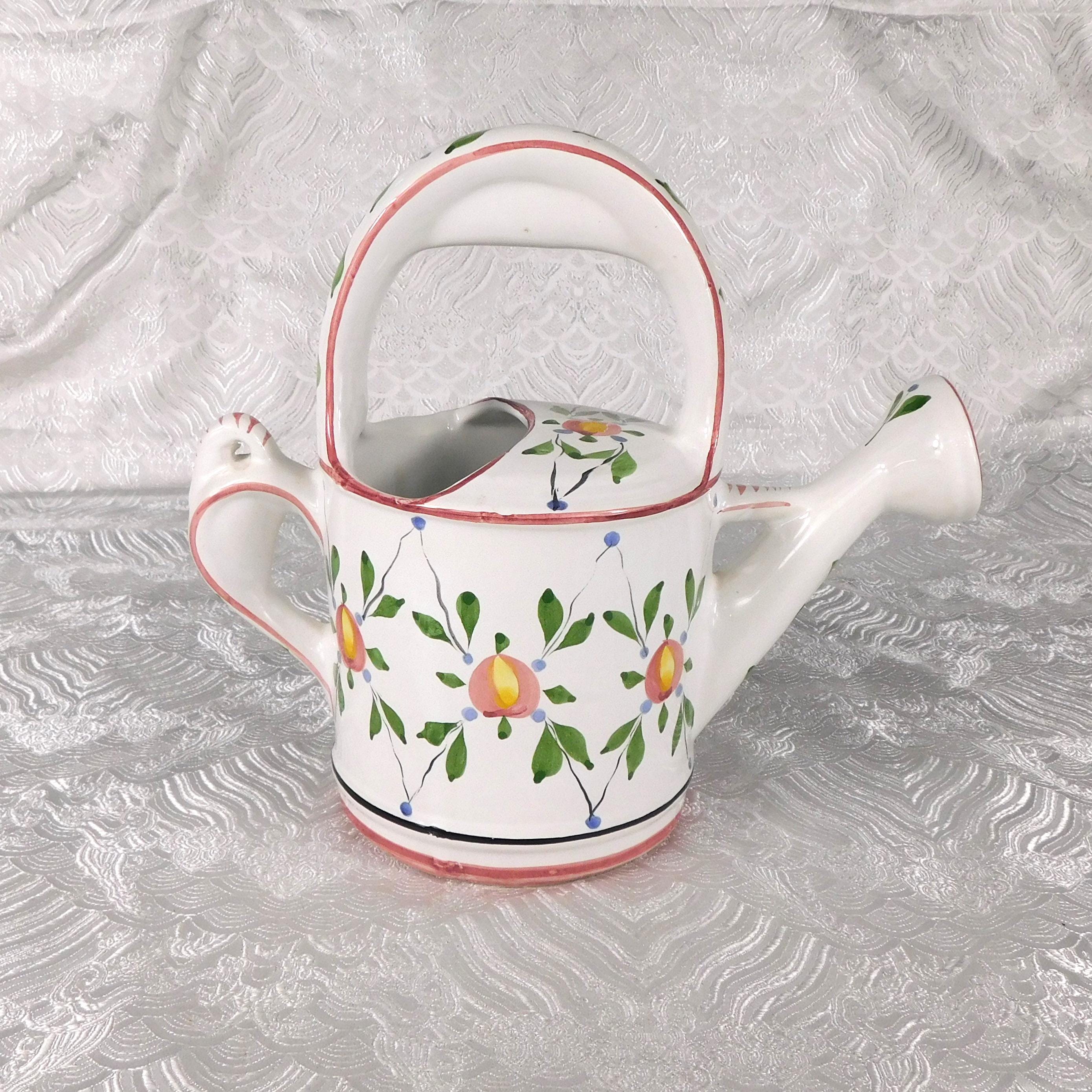 RC CL Portugal Small Ceramic Watering Can # 27582