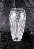 Rogaska Maestro Ten Inch Cut Crystal Flower Vase # 27692