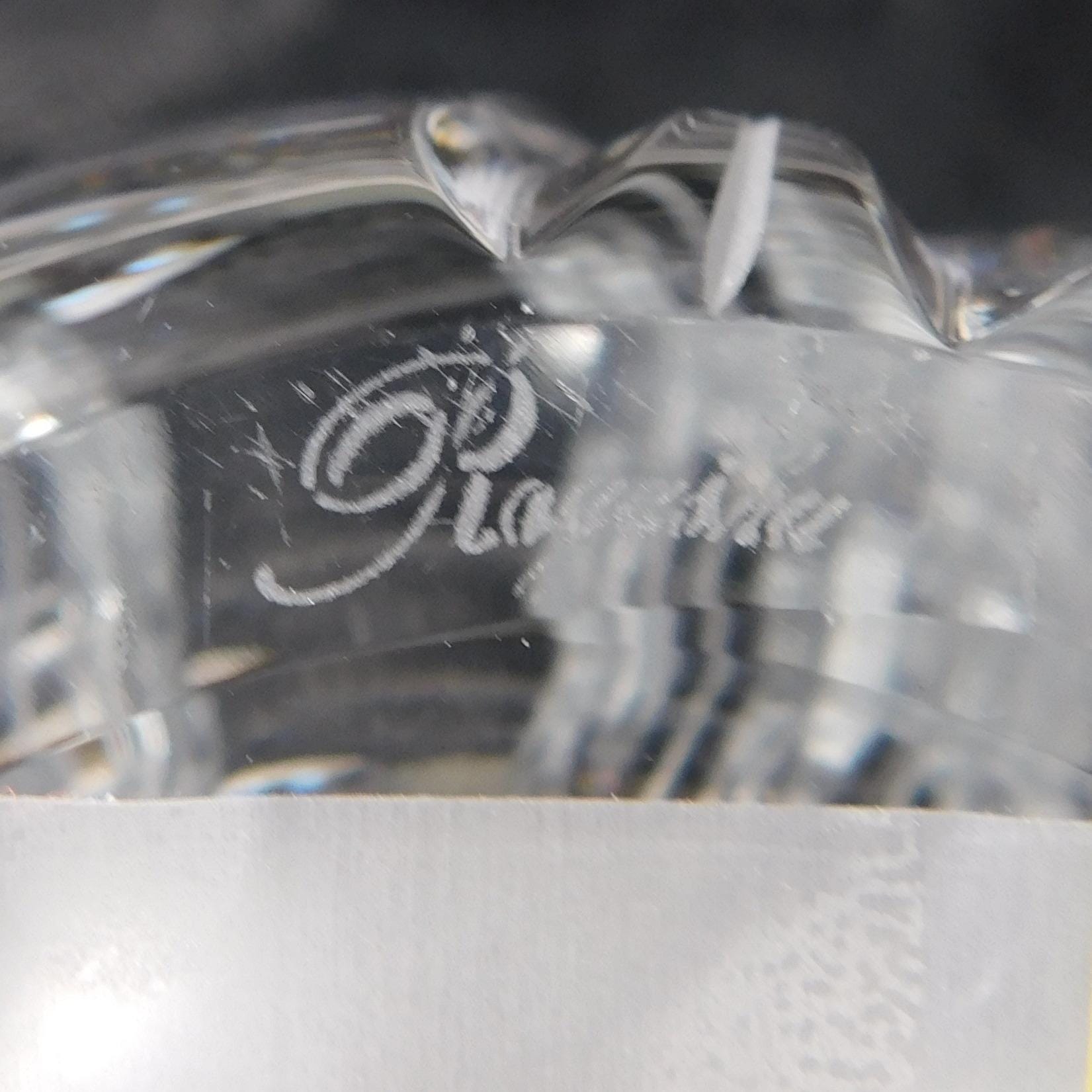 Rogaska Maestro Ten Inch Cut Crystal Flower Vase # 27692
