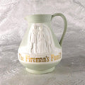 The Fireman’s Family Pale Green Jasperware Pitcher or Jug # 27385