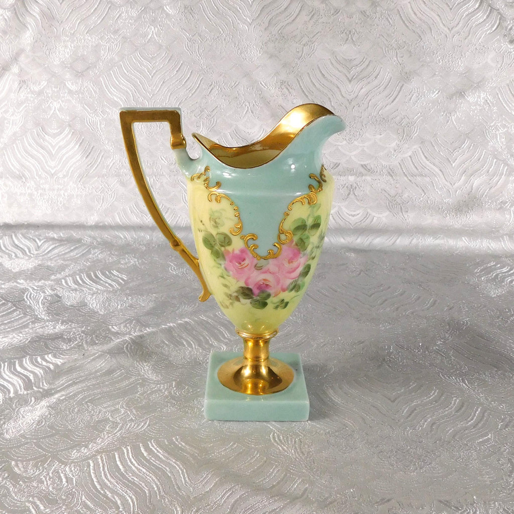 Small Footed Creamer on a Square Base # 27683