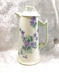 Signed Tressemanes & Vogt Limoges Chocolate Pot #  27232