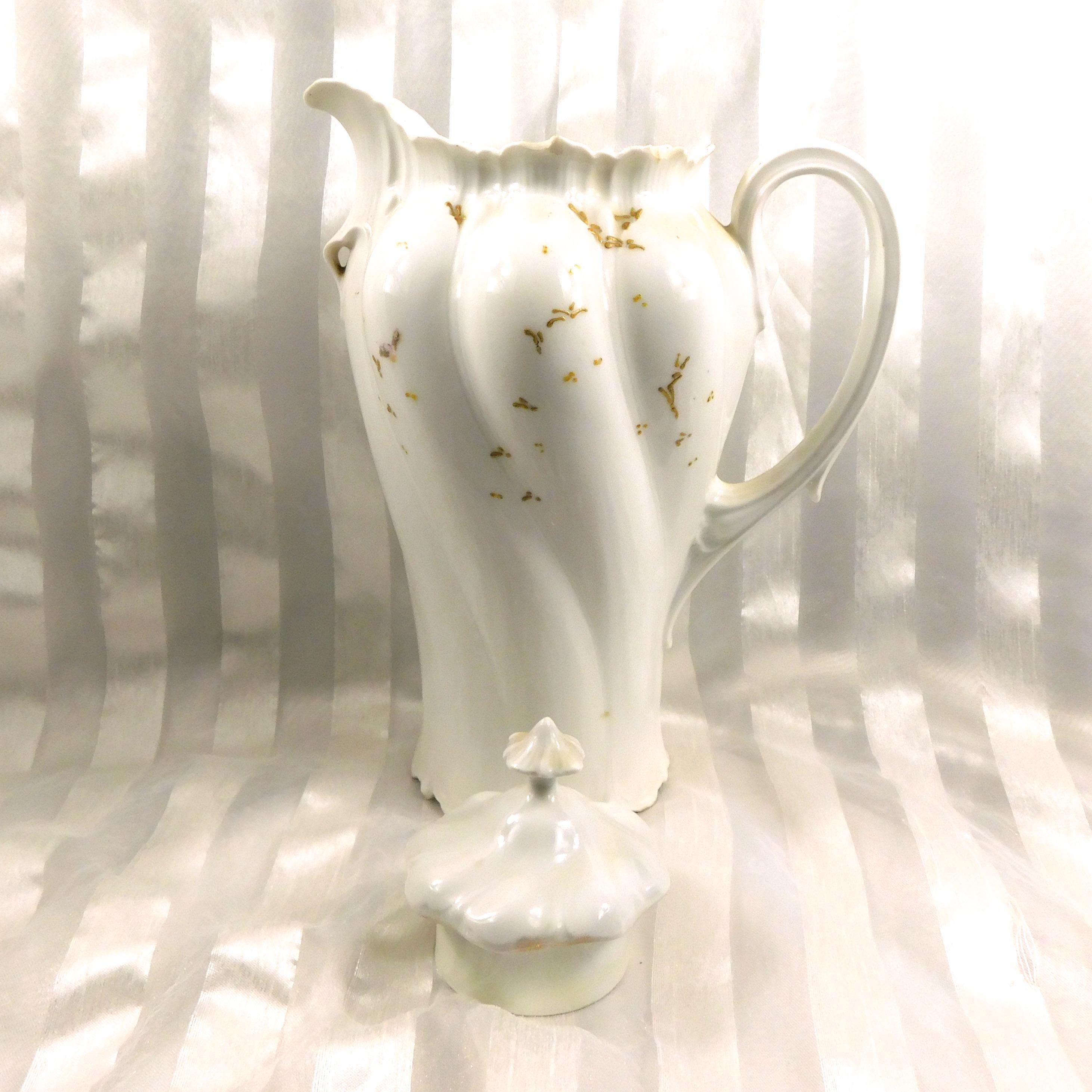 Reinhold Schlegelmilch RS Prussia White Chocolate Pot # 26892