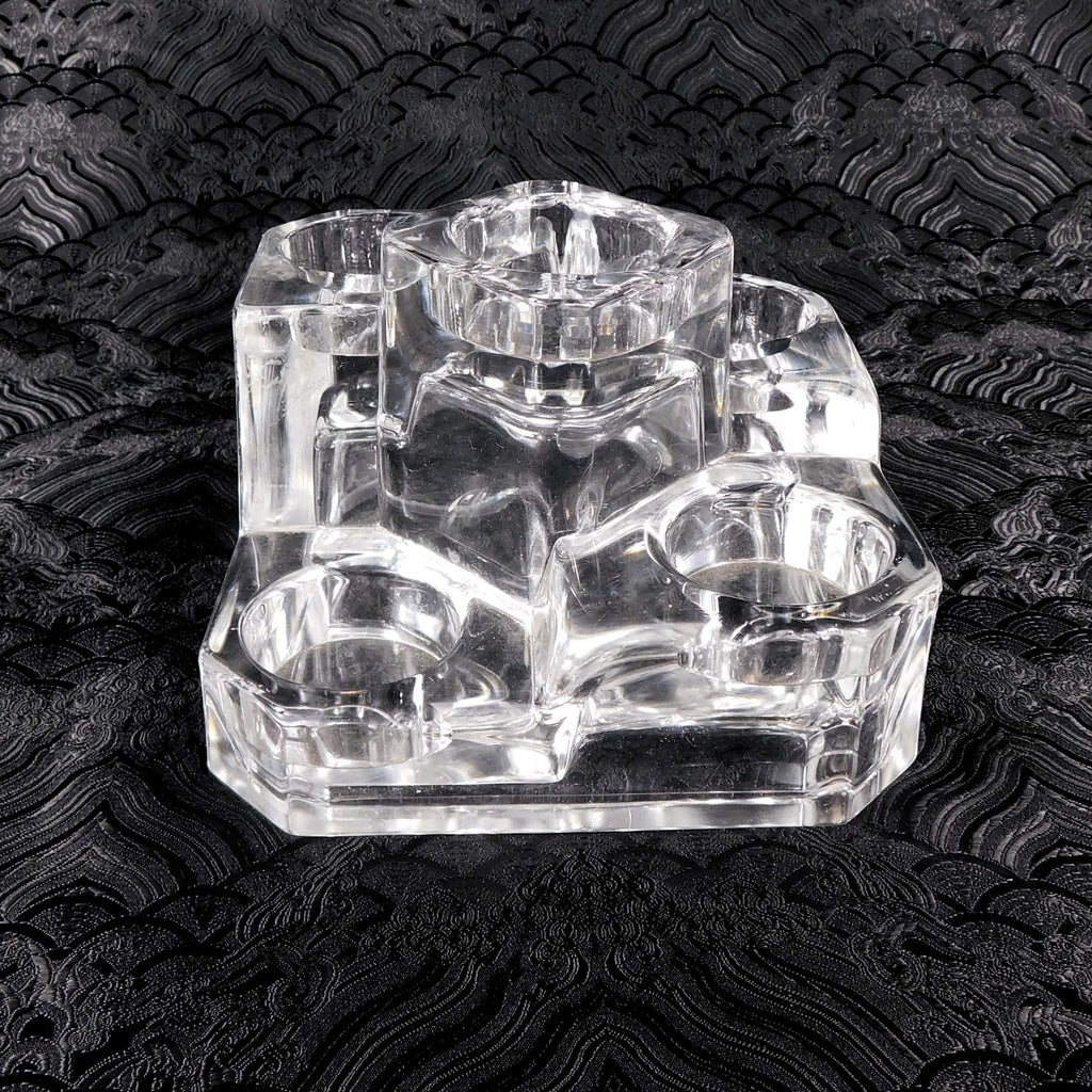 Partylight Clear Crystal Five Candle Candlelabra # 27606