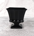 Black Footed Glass Vase # 27546