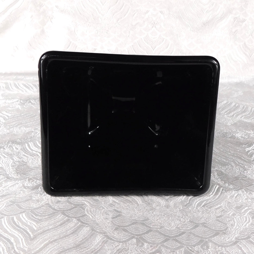 Black Footed Glass Vase # 27546