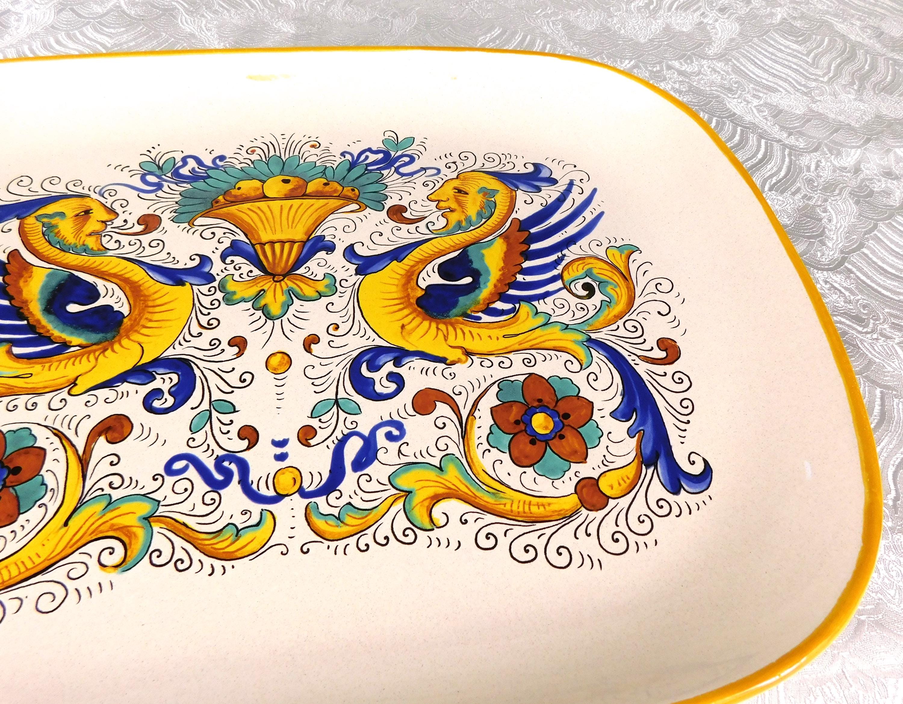 Ceramica Nova Deruta Colorful Serving Tray # 27631