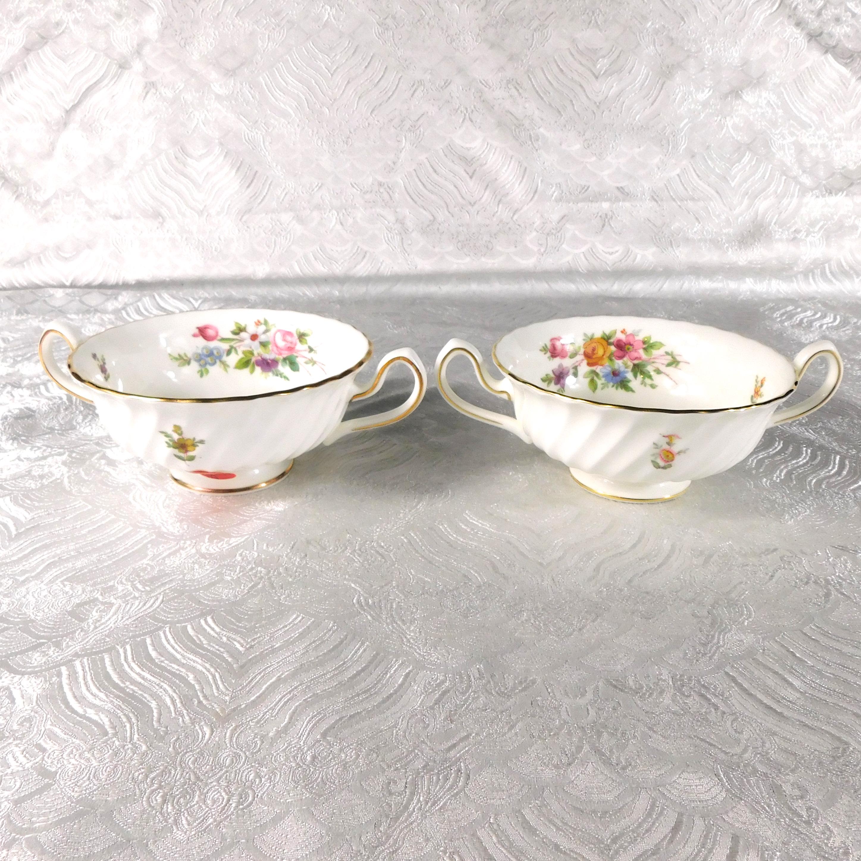 Lot of Minton Bullion Cups in the Marlow Pattern # 27684