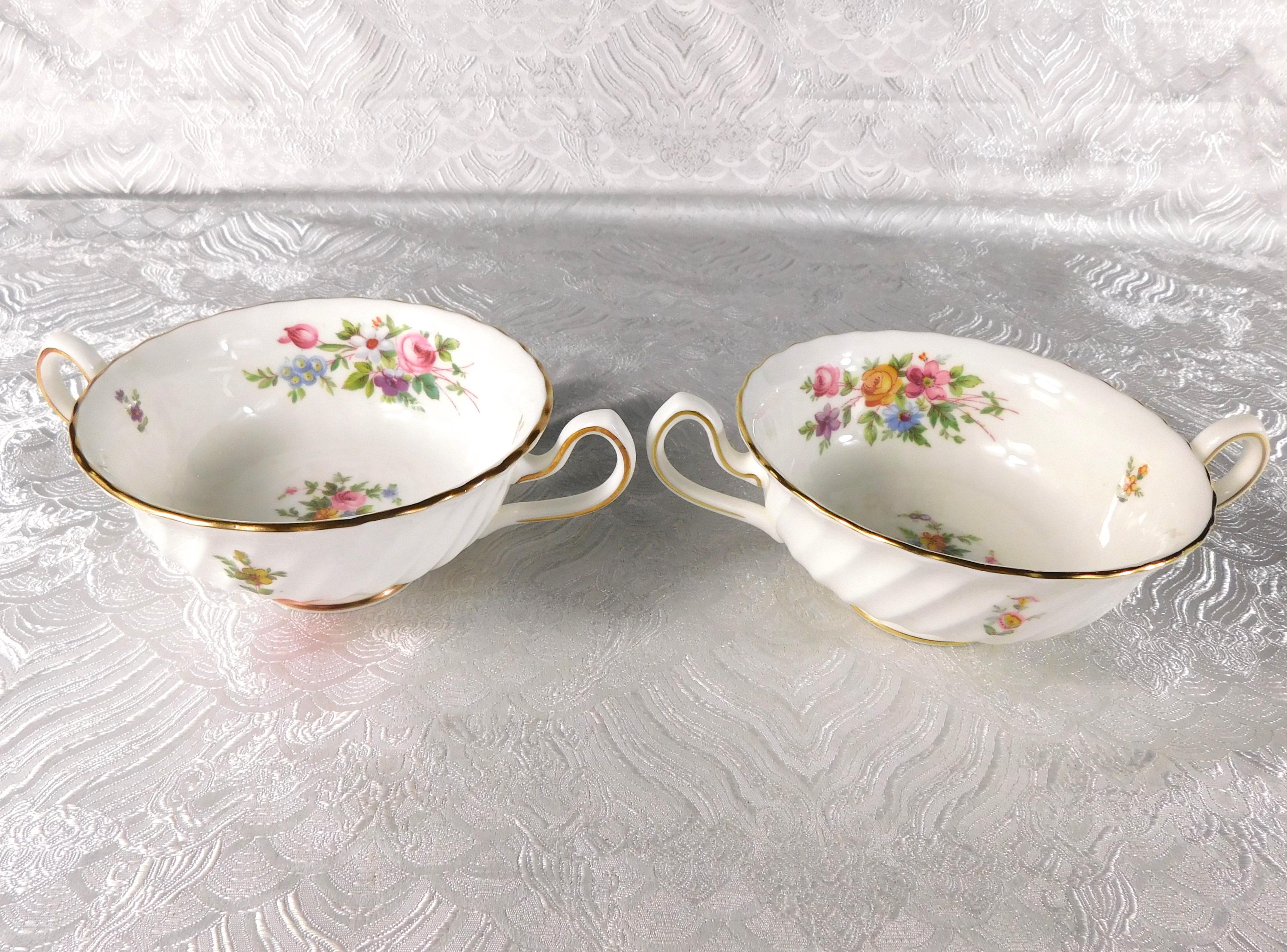 Lot of Minton Bullion Cups in the Marlow Pattern # 27684