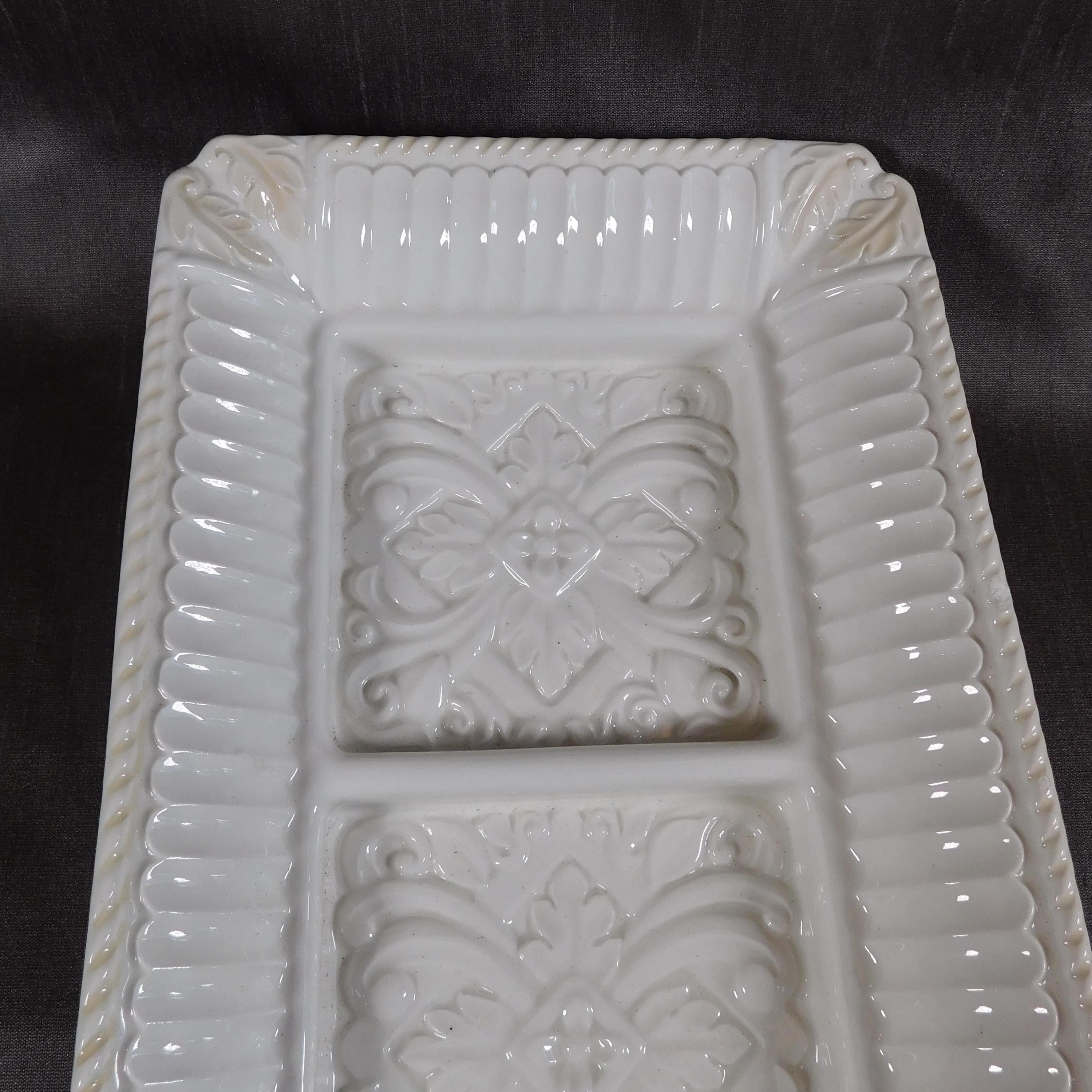 Lenox Three Section Hors d’oeuvre Tray in Butler's Pantry # 25880